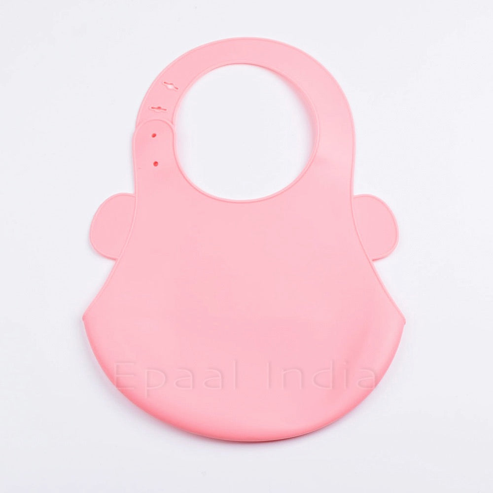 Waterproof Silicone Bib for Feeding Infants and Toddlers (6M to 5 Yr) Easily Wipes Clean! Comfortable Soft Baby Bibs Keep Stains Off!