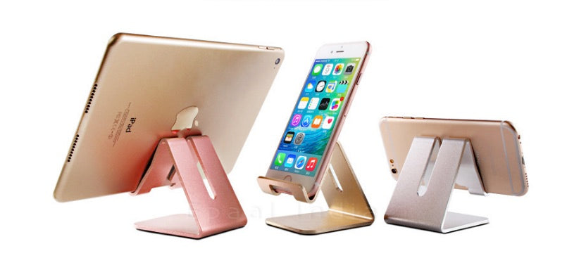 Aluminium Desktop Stand Holder for Mobile Phone and Tablet (Up to 10.1 inch) Cell Phone Stand Tablet Stand