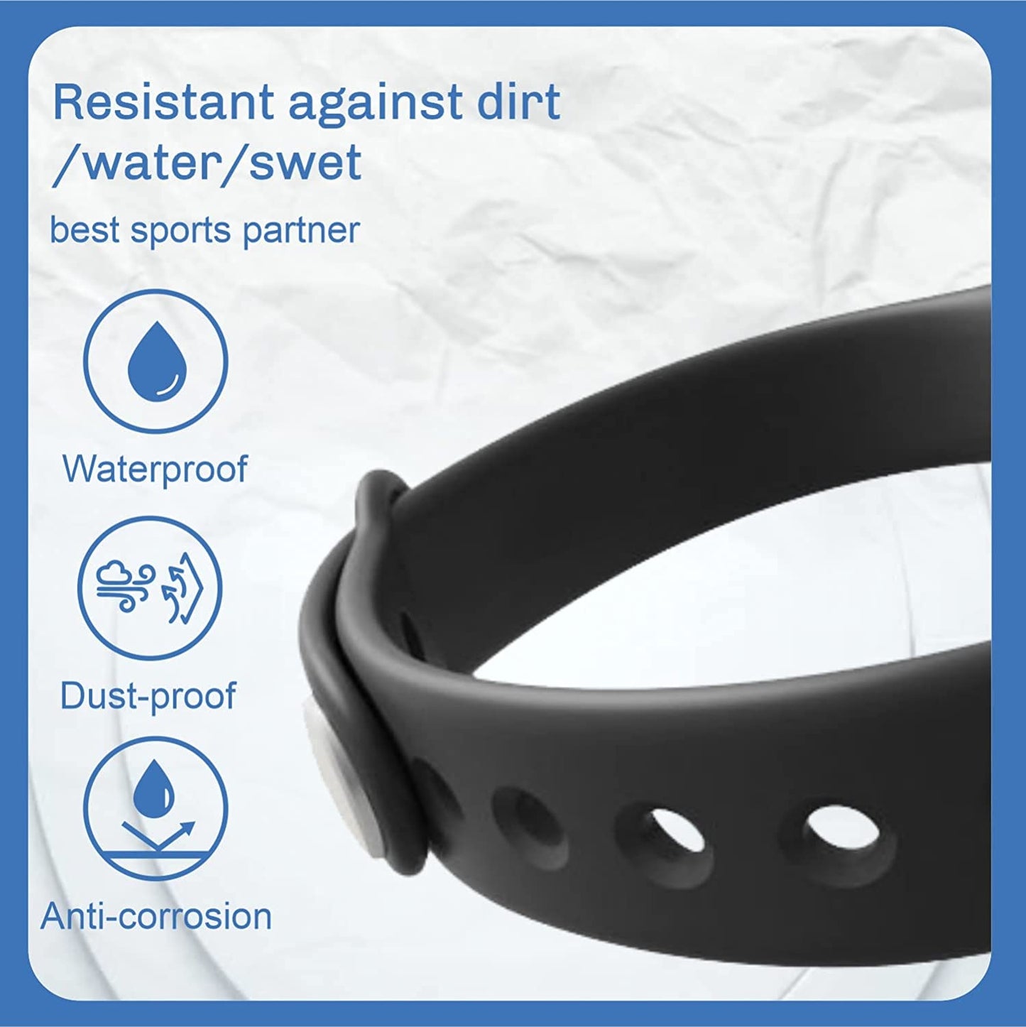 Epaal Wristband Strap for Xiaomi Mi Band 2 and Mi Band HRX Edition with Adjustable Buckle