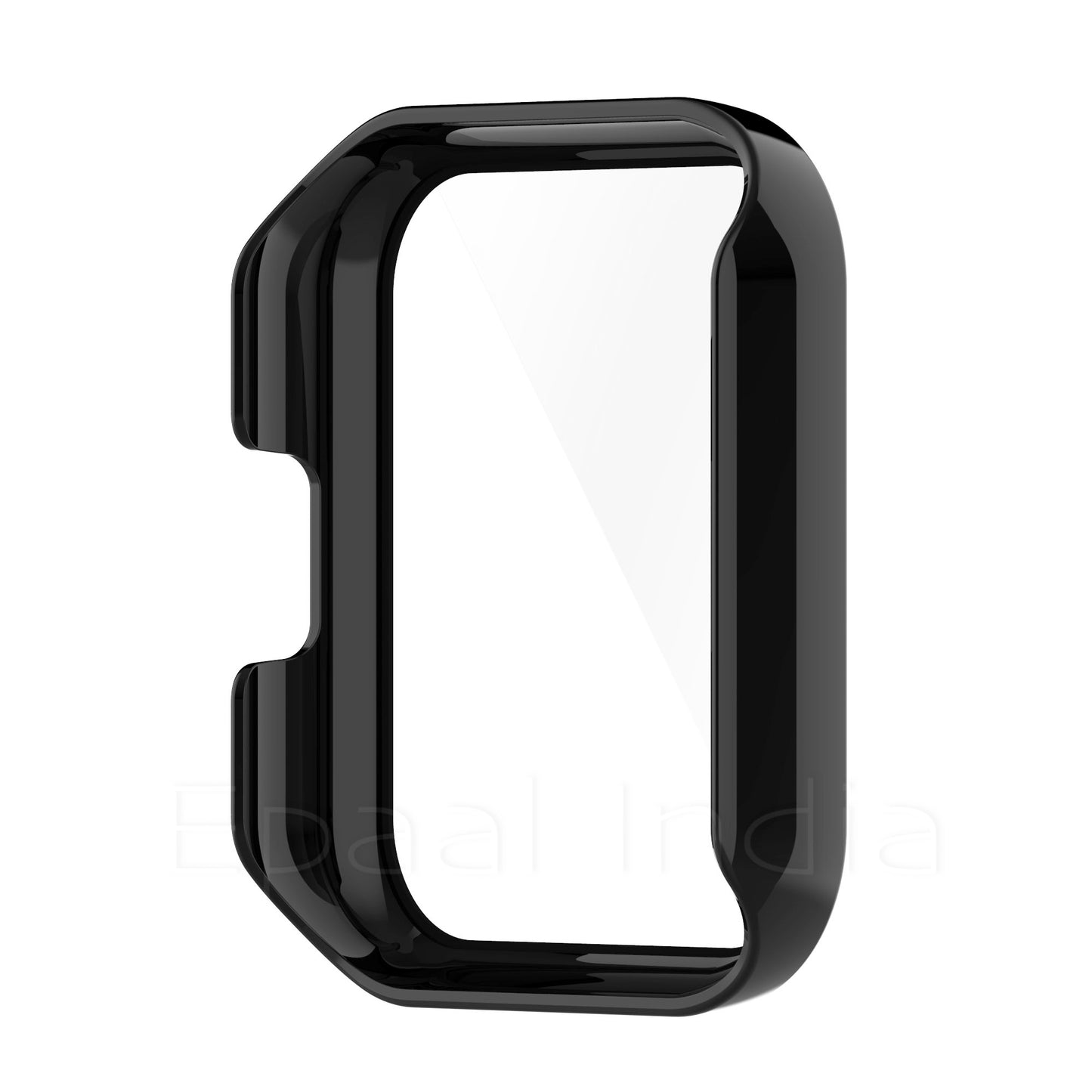Epaal Hard Shell Bumper Case for Realme Watch 2 Pro, Screen & Body Protection Case, Anti Scratch 360, Shockproof PC Case - Black