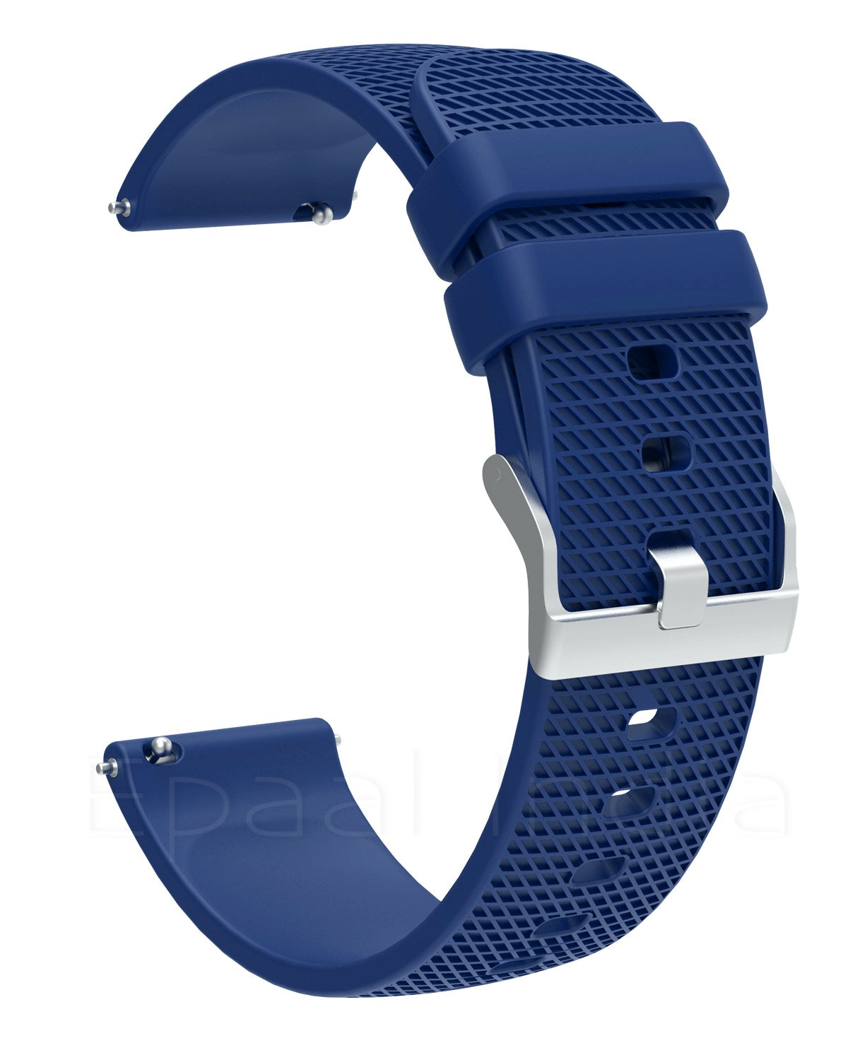 Epaal 19mm Universal Silicone Strap with Dash Texture Metal Buckle for Noise ColorFit Pulse, Noise ColorFit Pro 2/Oxy, Boat Storm, Realme Watch