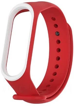Epaal Mi Band 4 / Mi Band 3, Set of 5 Dual Color Silicone Straps (Pack of 5)