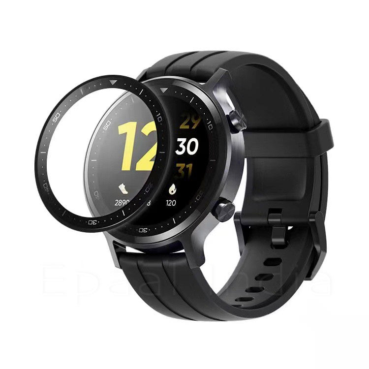 Epaal 3D Protective Screen Guard Protector Film for Realme Watch S/S Pro, PMMA+PU Edge to Edge Screen Protection (Pack of 1)