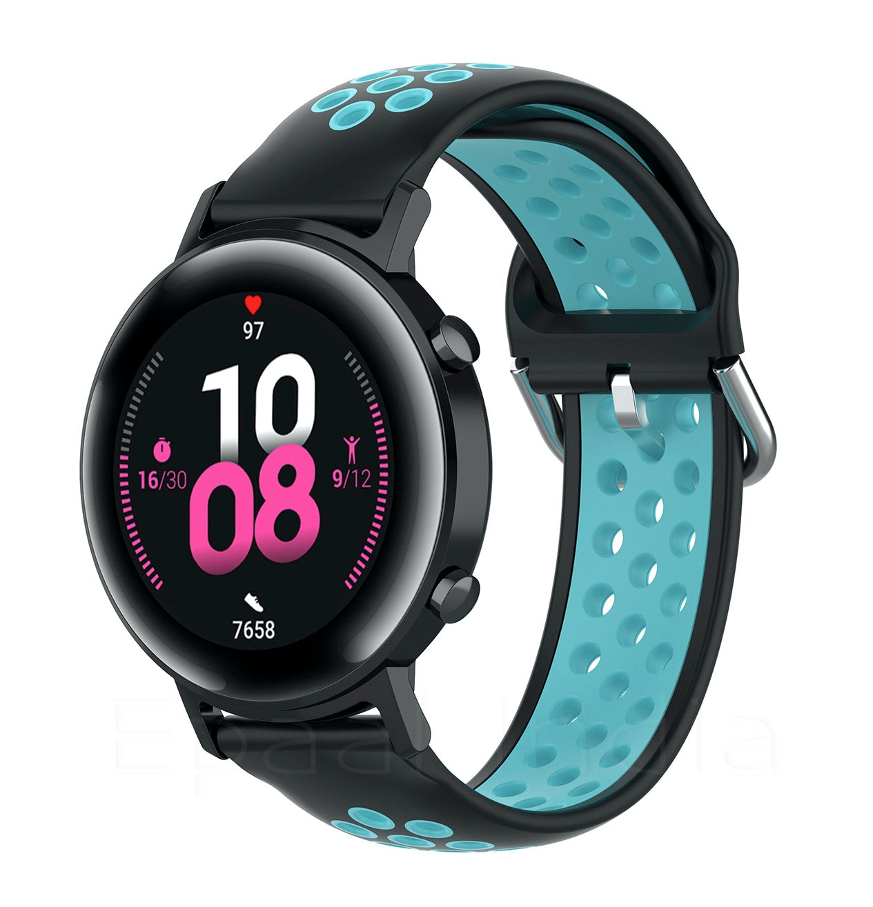 Epaal 20mm Sports Dual Color Straps for Realme Watch, Amazfit Bip, Amazfit GTS, Galaxy Watch Active 2, Gear S2 Classic, Samsung Gear smartwatch