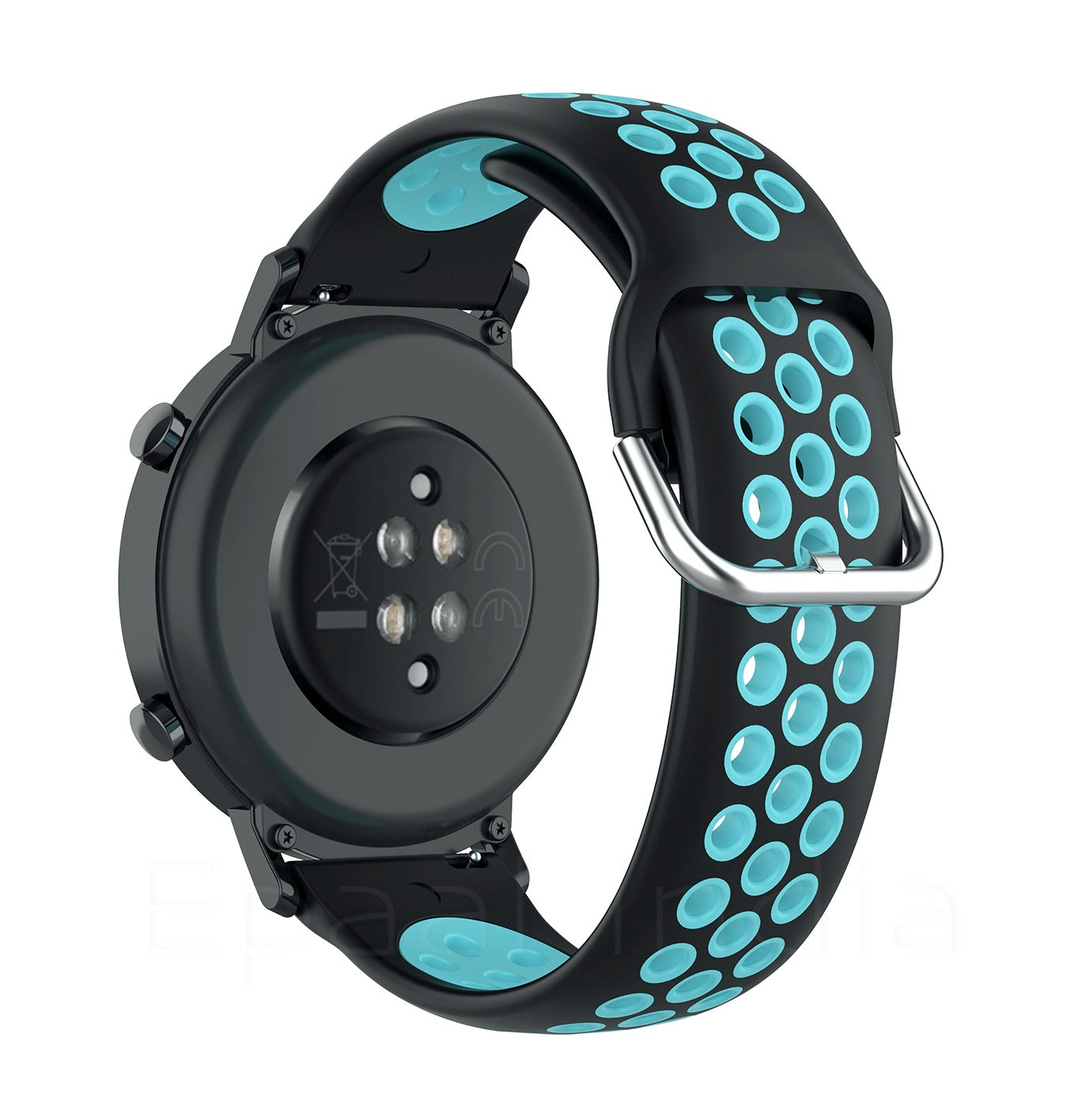 Epaal 20mm Sports Dual Color Straps for Realme Watch, Amazfit Bip, Amazfit GTS, Galaxy Watch Active 2, Gear S2 Classic, Samsung Gear smartwatch