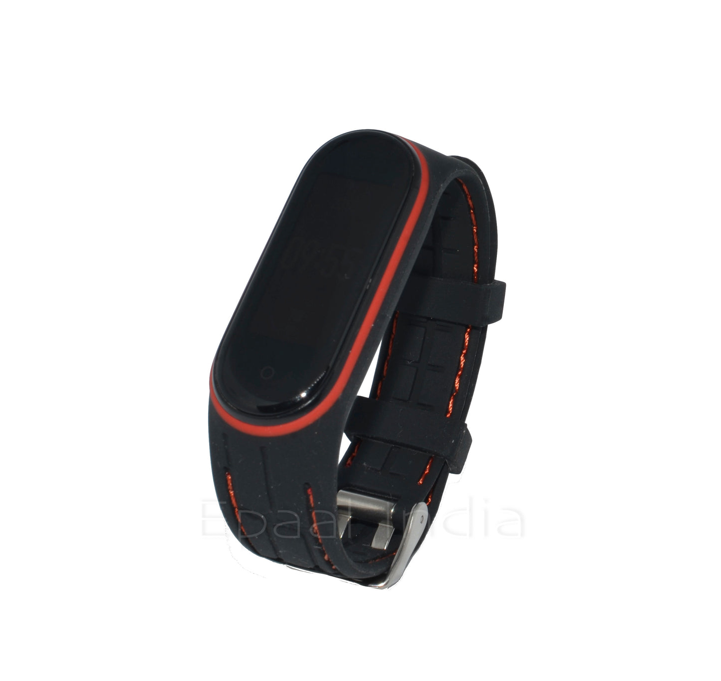Epaal Mi Band 5 / Mi Band 6 - Stitched Pattern Silicone Replacement Strap