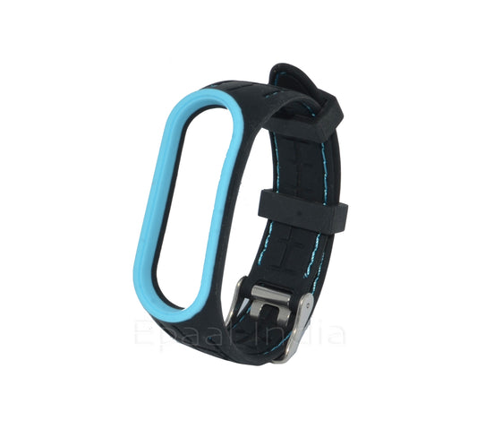 Epaal Mi Band 5 / Mi Band 6 - Stitched Pattern Silicone Replacement Strap