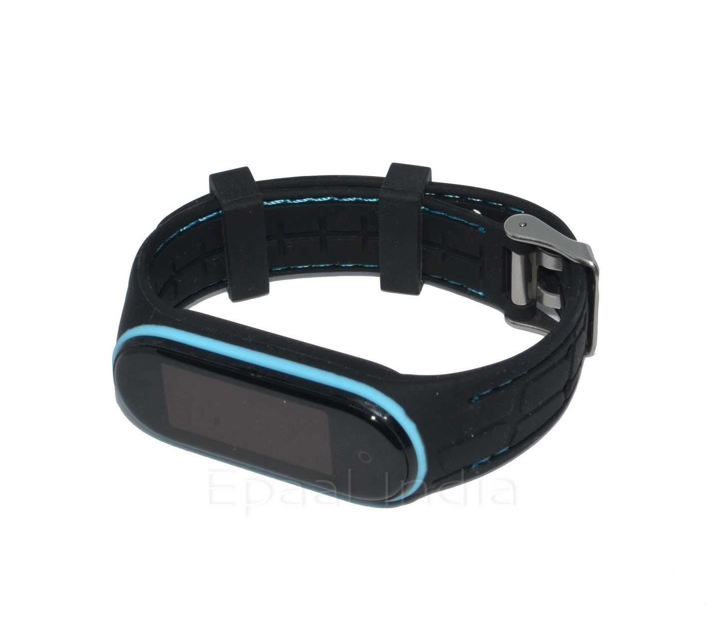 Epaal Mi Band 5 / Mi Band 6 - Stitched Pattern Silicone Replacement Strap