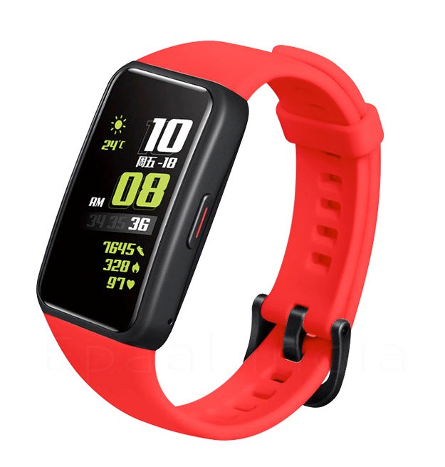 Epaal Plain Color Silicone Strap for HONOR Band 6 / HUAWEI Band 6