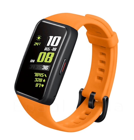 Epaal Plain Color Silicone Strap for HONOR Band 6 / HUAWEI Band 6