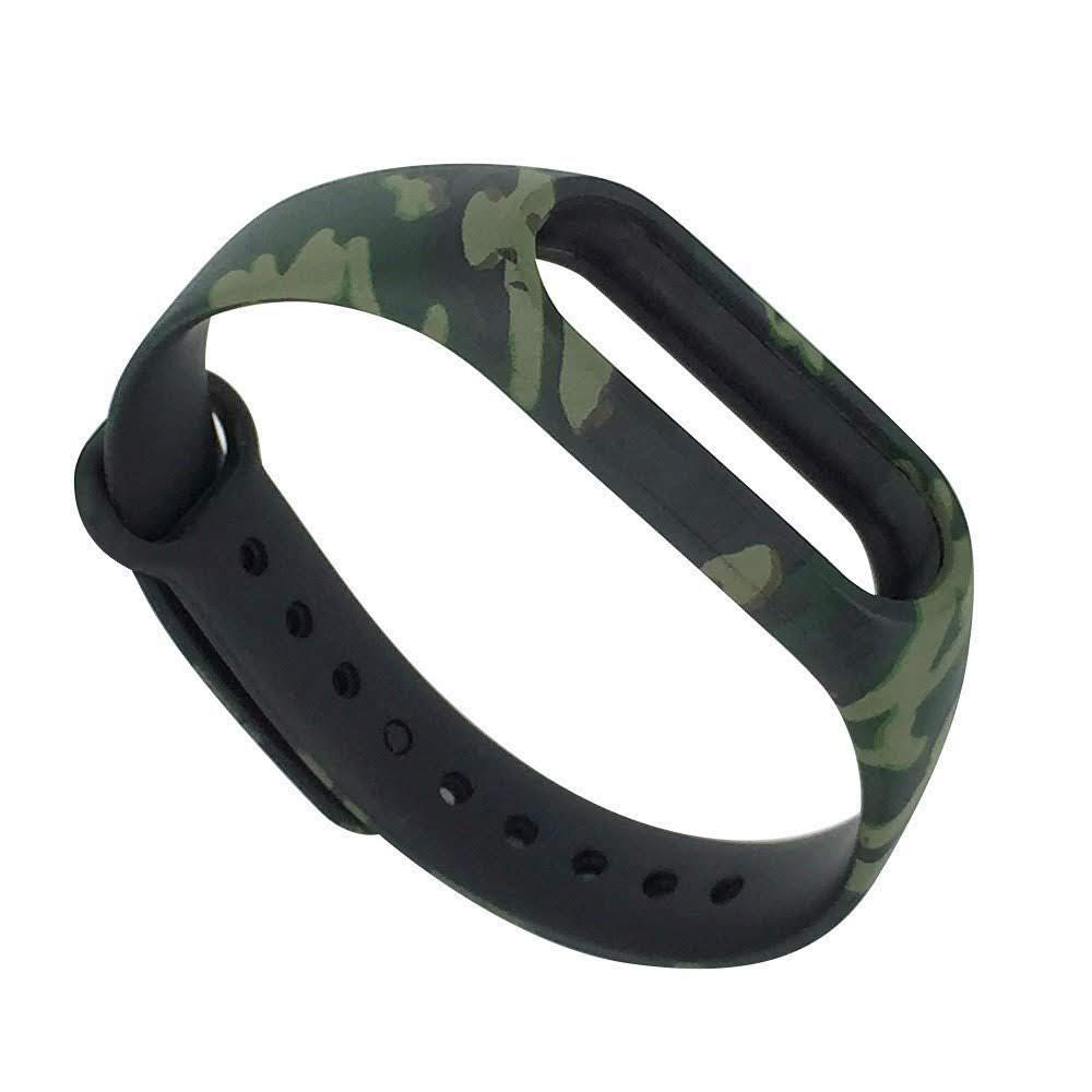 Epaal Camouflage Pattern Watch Strap for Xiaomi Mi Band HRX & Mi Band 2