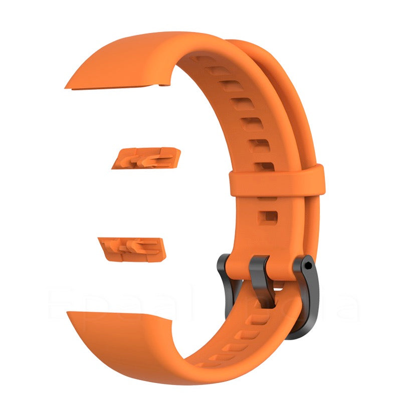 Epaal Plain Color Silicone Strap for HONOR Band 6 / HUAWEI Band 6