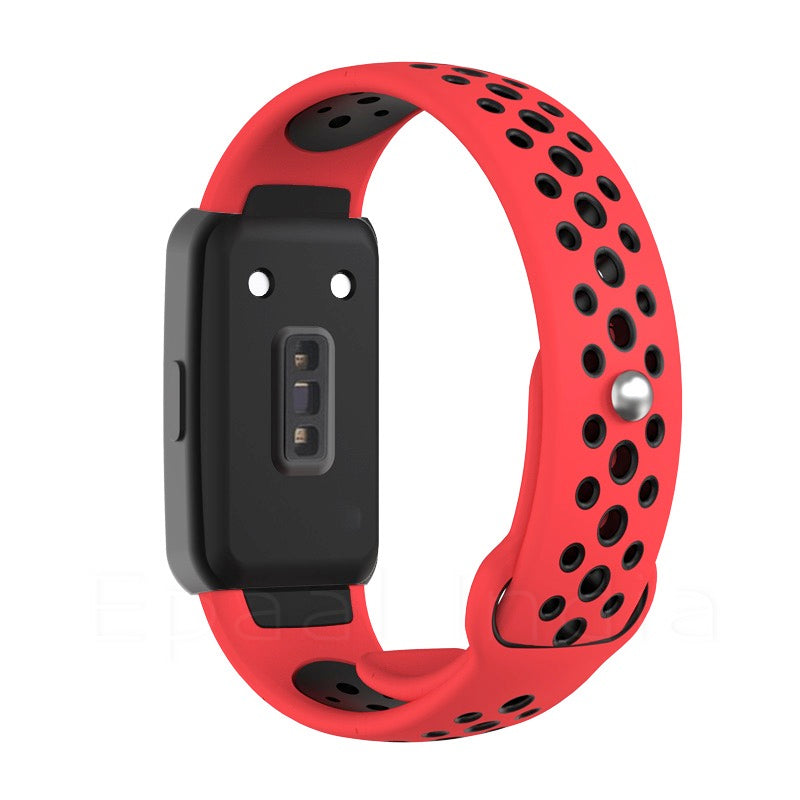 Epaal Breathable Sports Utility Silicone Strap for HONOR Band 6 / HUAWEI Band 6