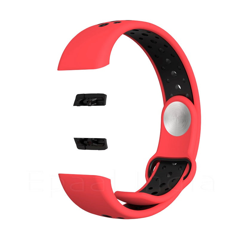 Epaal Breathable Sports Utility Silicone Strap for HONOR Band 6 / HUAWEI Band 6