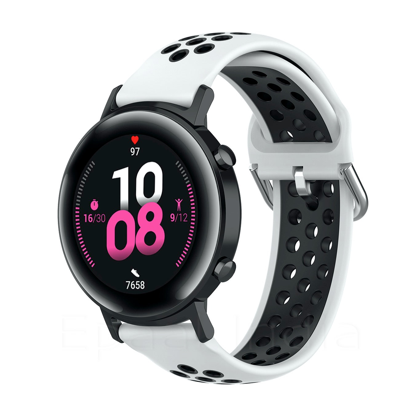 Epaal 20mm Sports Dual Color Straps for Realme Watch, Amazfit Bip, Amazfit GTS, Galaxy Watch Active 2, Gear S2 Classic, Samsung Gear smartwatch